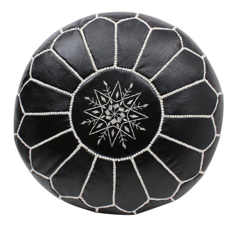 Pouf in Genuine leather, 100% handcrafted Pouf in Genuine leather, 100% handcrafted - Image 7