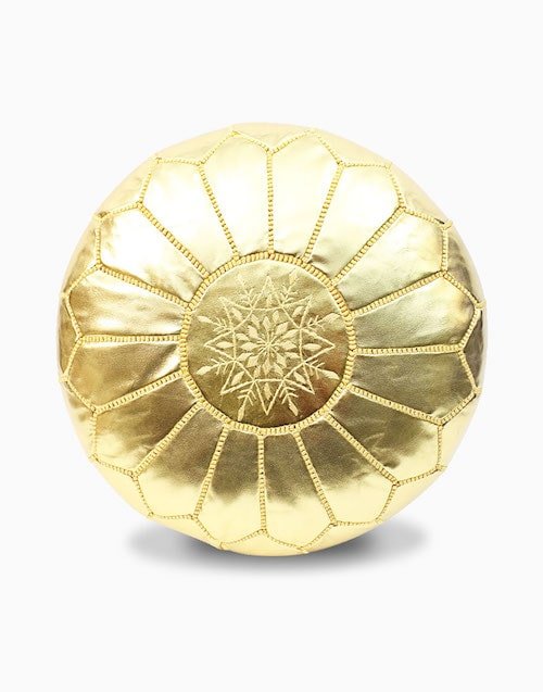 Pouf in Genuine leather, 100% handcrafted Pouf in Genuine leather, 100% handcrafted