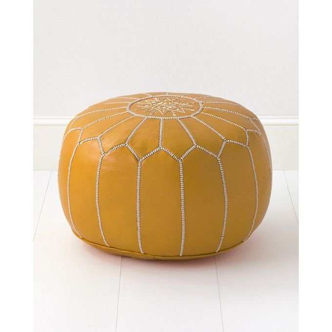 Pouf in Genuine leather, 100% handcrafted Pouf in Genuine leather, 100% handcrafted - Image 2