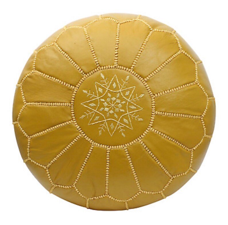 Pouf in Genuine leather, 100% handcrafted Pouf in Genuine leather, 100% handcrafted - Image 6